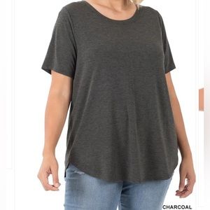 Round Hem Top - Curvy/Plus